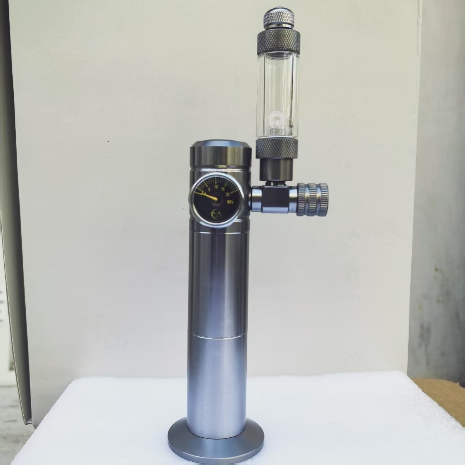 Planted Aquarium Co2 System - 미니 일회용 CO2 레귤레이터, 16g 카트리지용