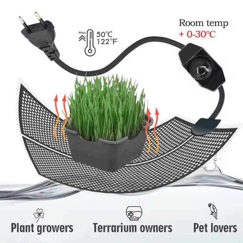 Planted Aquarium Heater - 5-20W 파충류 히트 매트 식물 난방