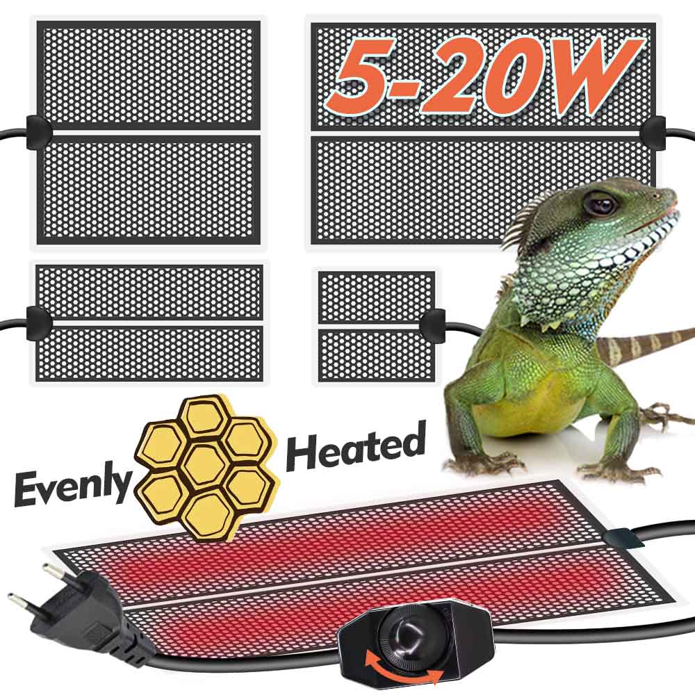 Planted Aquarium Heater - 5-20W 파충류 열 매트 식물 온도