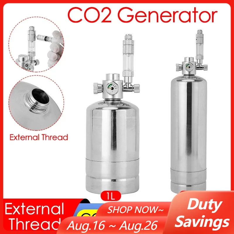 Planted Aquarium Co2 System - 1L/2L 수족관 CO2 발생기 시스템 키트