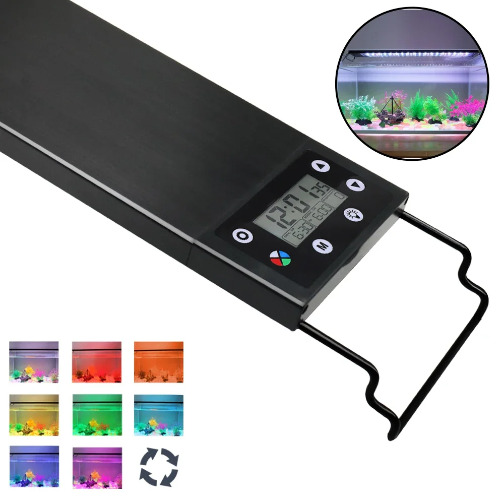 Aquarium Plant Display - IP68 방수 수족관 LED 조명, 수생