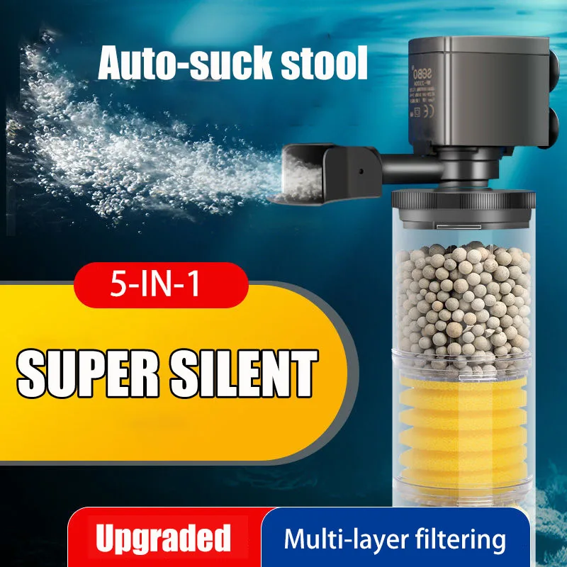 Aquarium Planted Filter - 수족관 거북이 물고기 탱크 용 220V