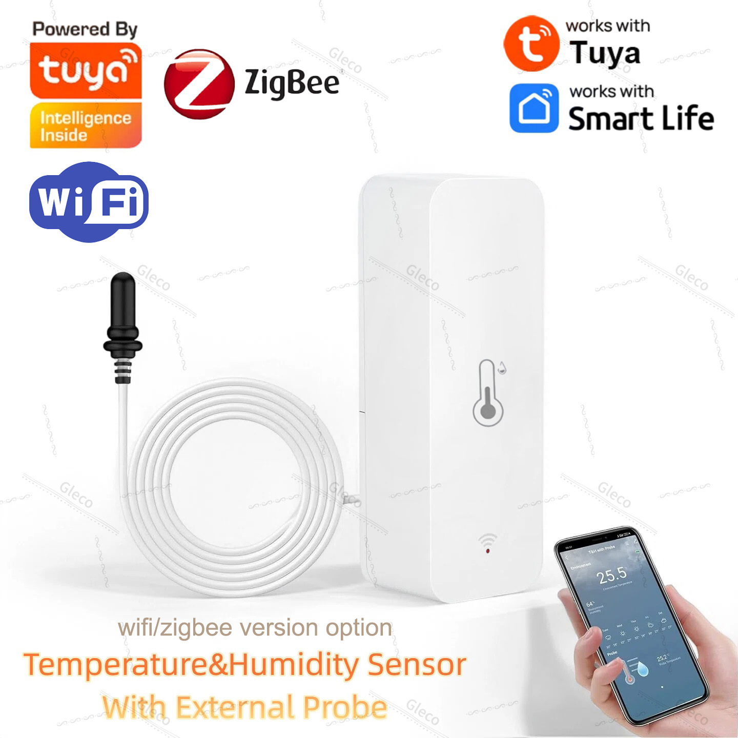 Planted Aquarium Supplies - Tuya Wifi Zigbee 온도 및 습도