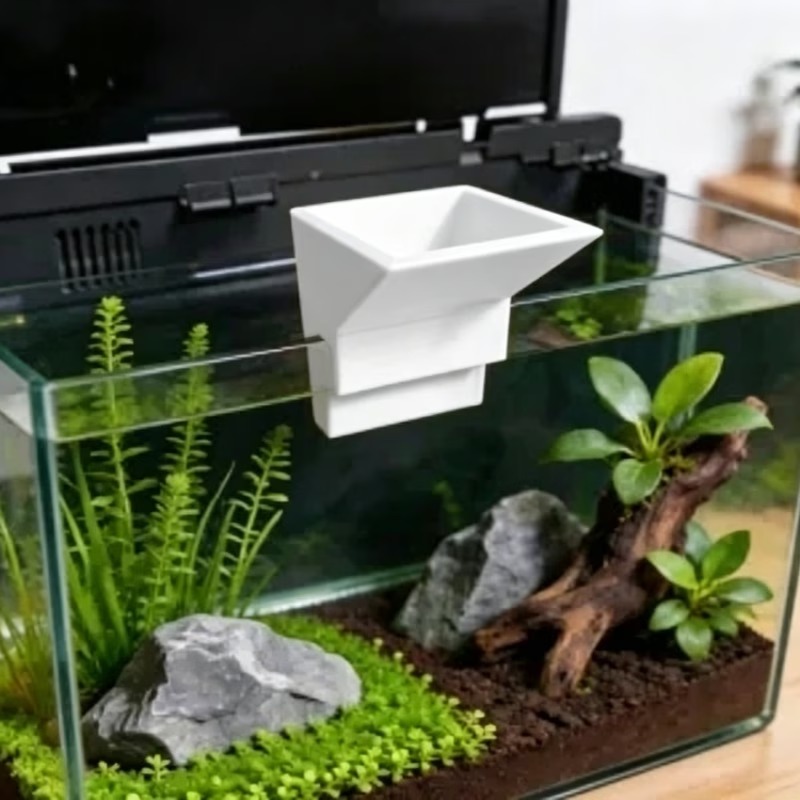Aquarium Planted Tank Setup - 드릴 마운트가 필요 없는 수족관 물