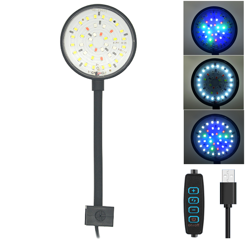 USB 수족관 LED 램프 물고기 탱크 조명 장식 수생 - Aquarium Plant Display 리뷰 및 가격