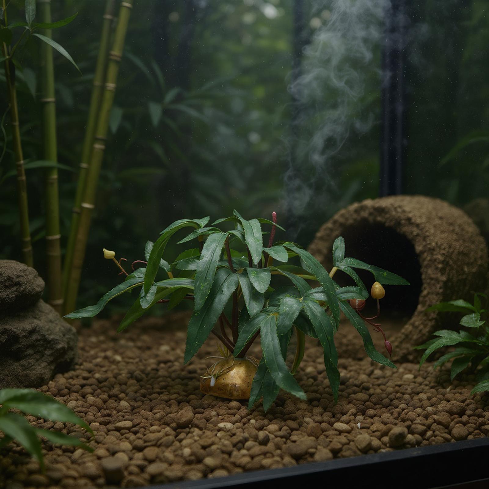 가짜 파충류 식물 뱀 탱크 장식품, 실제같은 수족관 장 - Aquarium For Planted Tank 리뷰 및 가격