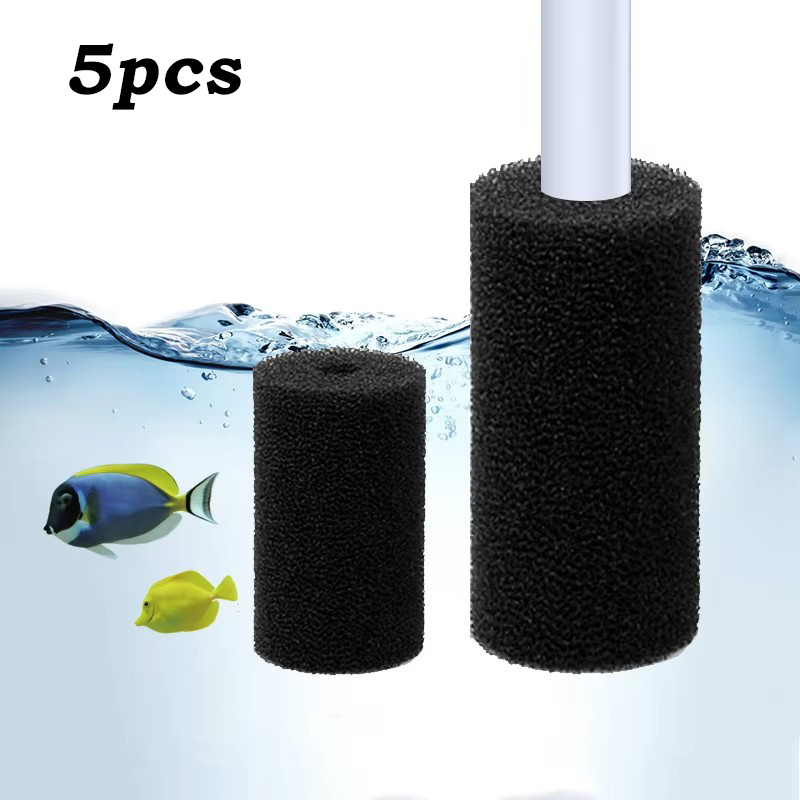 5 팩 프리 필터 스폰지 수족관 프리 필터 블랙 폼 롤 - Aquarium Planted Filter 리뷰 및 가격