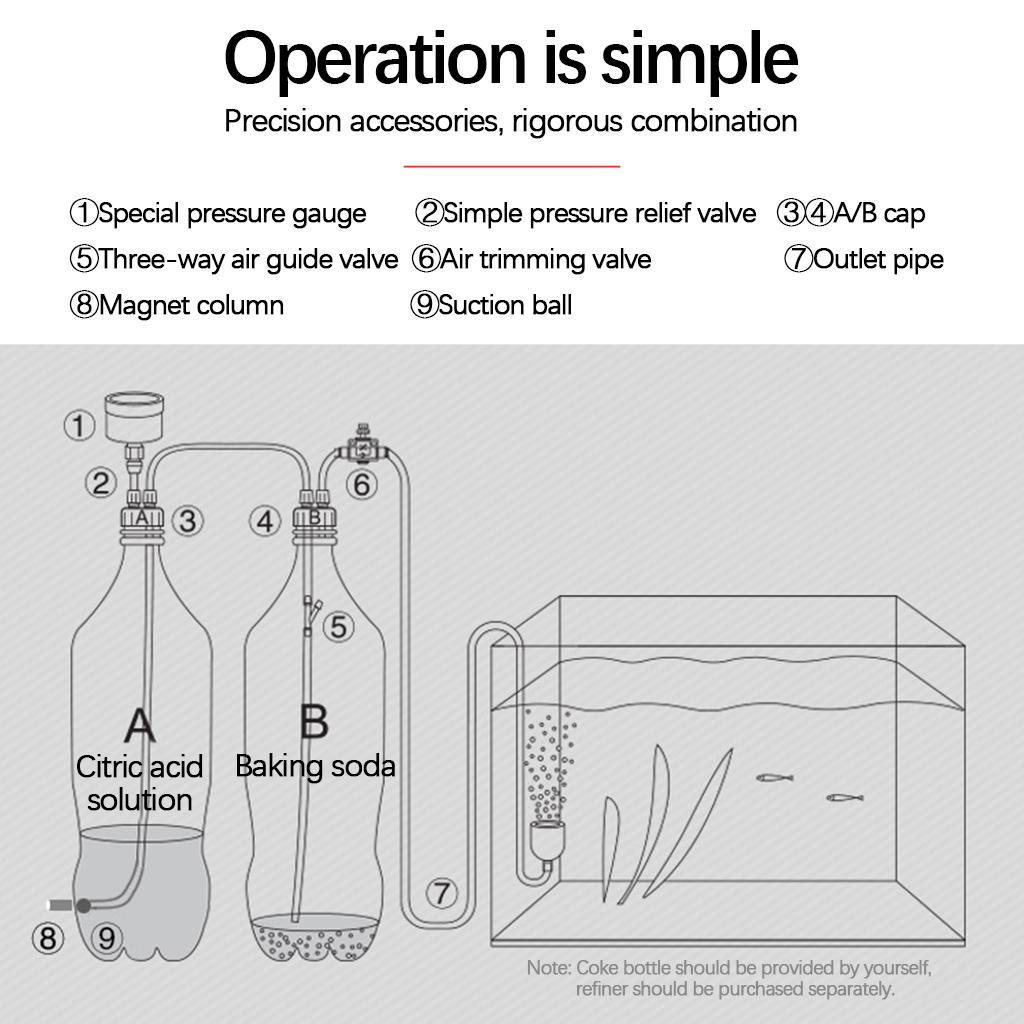 CO2 시스템 발생기 수족관 키트 가정용 수초 어항 설 - Aquarium Planted Tank Setup 리뷰 및 가격