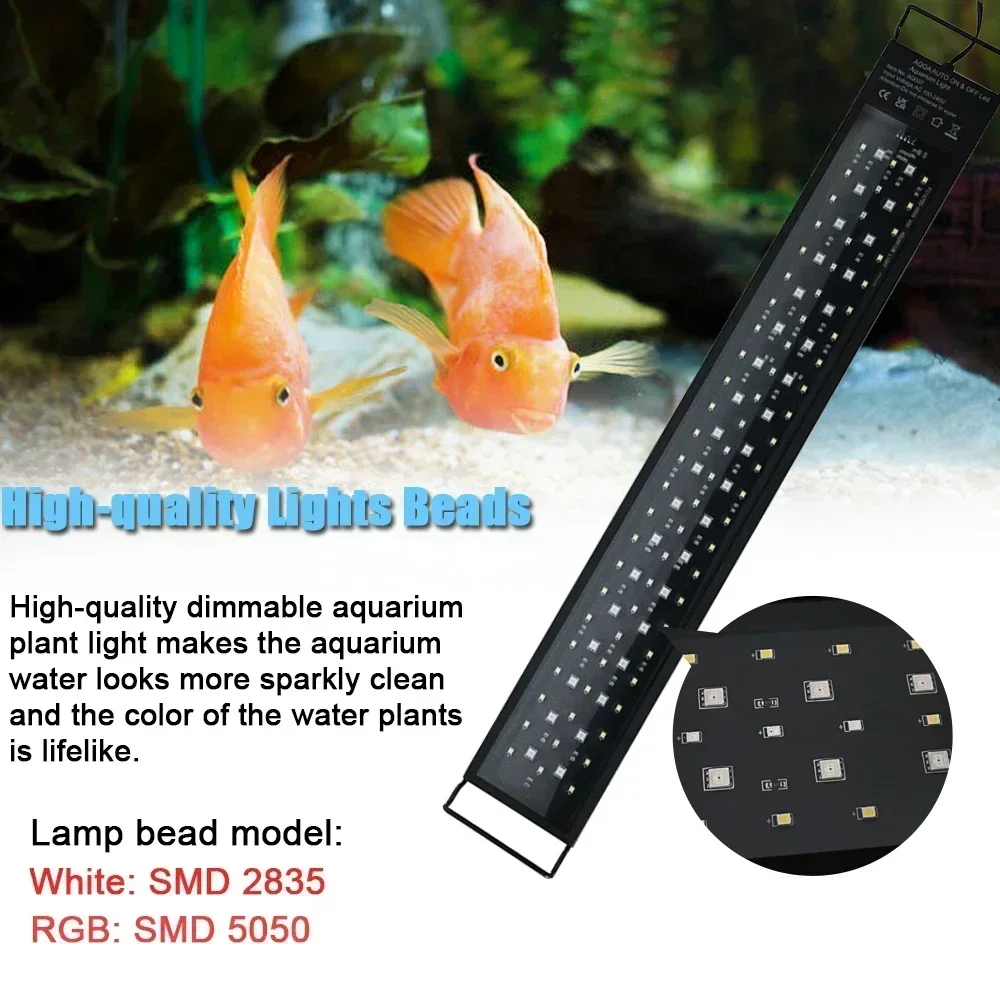 IP68 방수 수족관 LED 조명, 수생 식물 성장 램 - Aquarium Plant Display 리뷰 및 가격