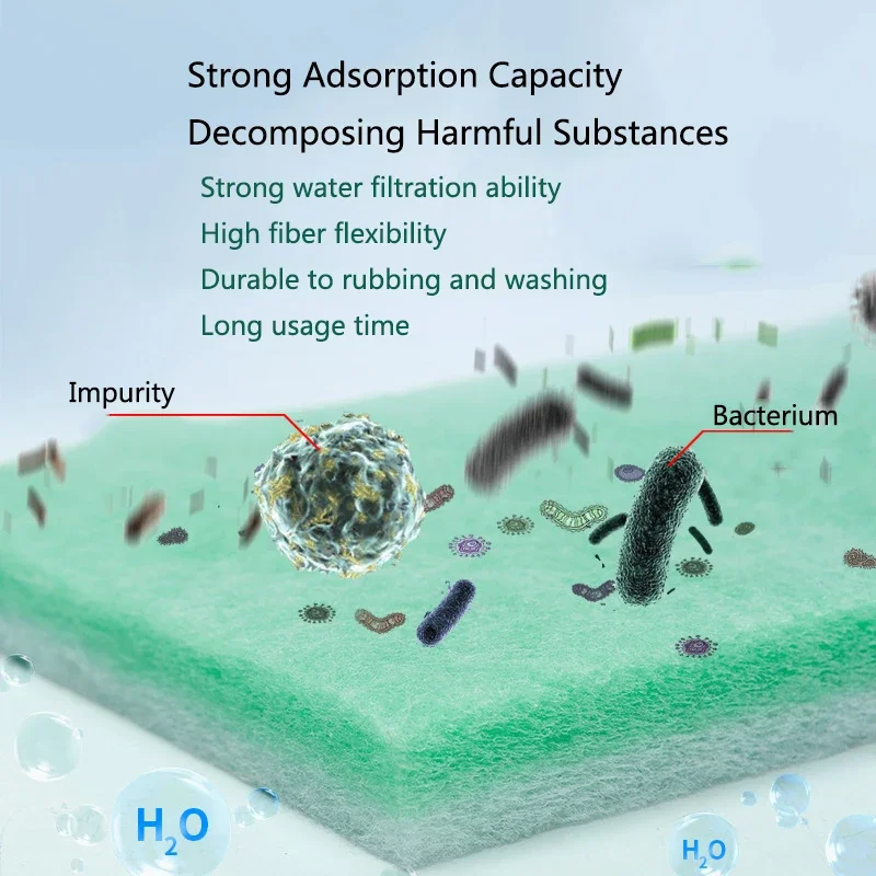 실용적인 생화학 수족관 코튼 스폰지, 어항 여과 폼,  - Aquarium Planted Filter 리뷰 및 가격