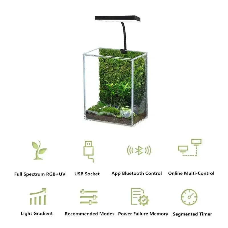 위크 아쿠아 맥 프로 USB 나노 수족관 조명 식물 성 - Aquarium Plant Display 리뷰 및 가격