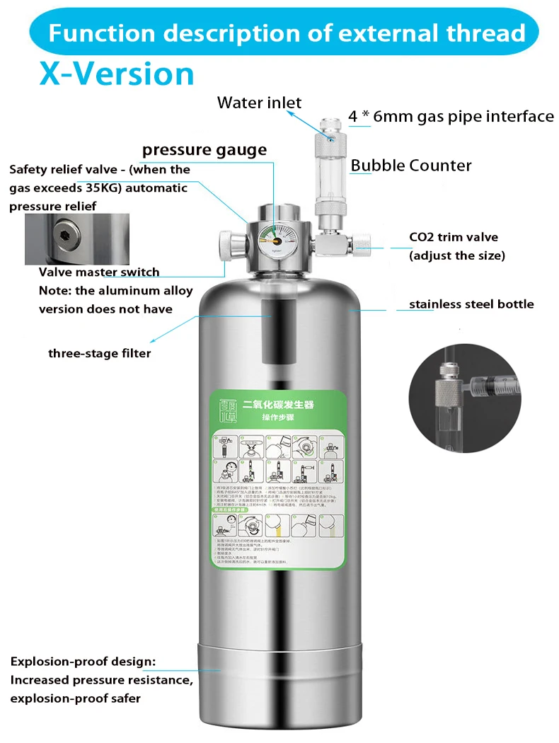ZRDR 수족관 CO2 발생기 시스템 키트 어항 수생  - Planted Aquarium Co2 System 리뷰 및 가격