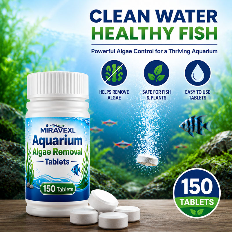 미라베엑스엘 150 수족관 조류 제거 정제, 안전한 조 - Planted Aquarium Supplies 리뷰 및 가격