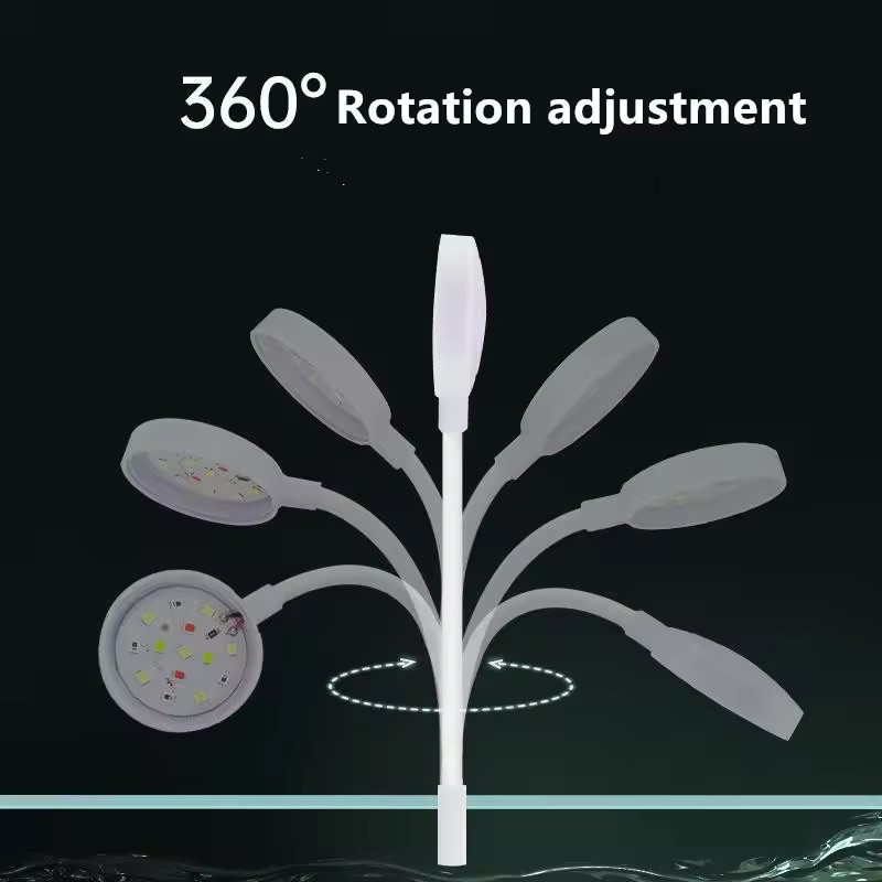 USB LED 어항 클립 램프 고투명 밝은 보조 조명  - Aquarium Plant Display 리뷰 및 가격
