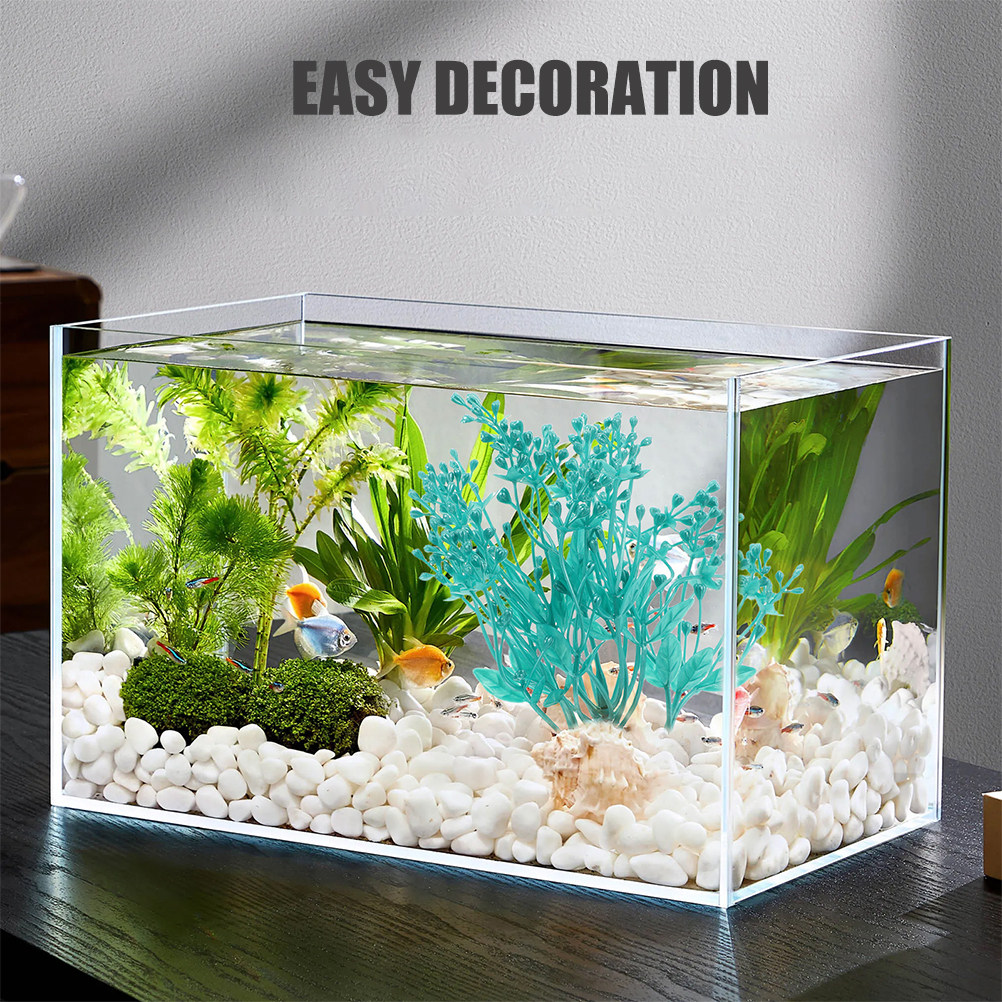 2개 플라스틱 수족관 식물, 사실적인 가짜 물풀, 어항 - Aquarium Planted Tank Setup 리뷰 및 가격