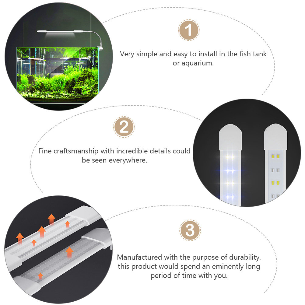 1Pcs 수족관 조명 어항 클립 램프 LED 수생 식물 - Aquarium Planted Tank Setup 리뷰 및 가격