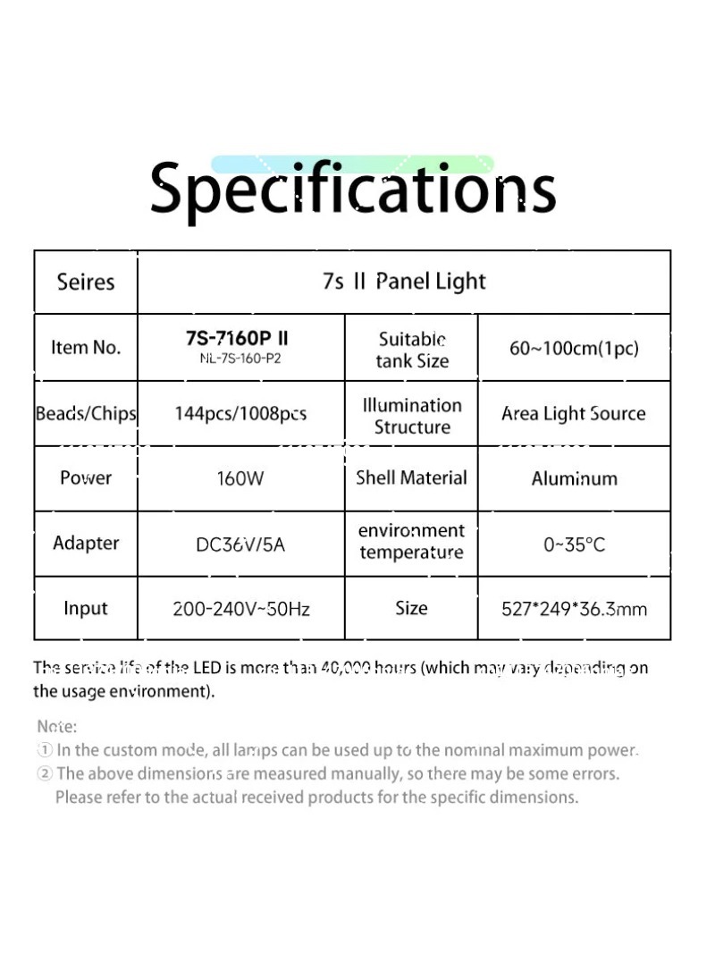 수족관 LED 조명 160W RGB 풀 스펙트럼 WIF - Aquarium For Planted Tank 리뷰 및 가격